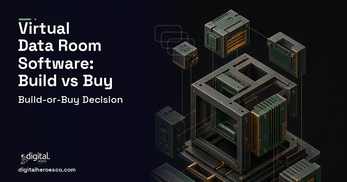 Custom Software Development software overview illustration for Virtual Data Room Software Build vs Buy Guide.
