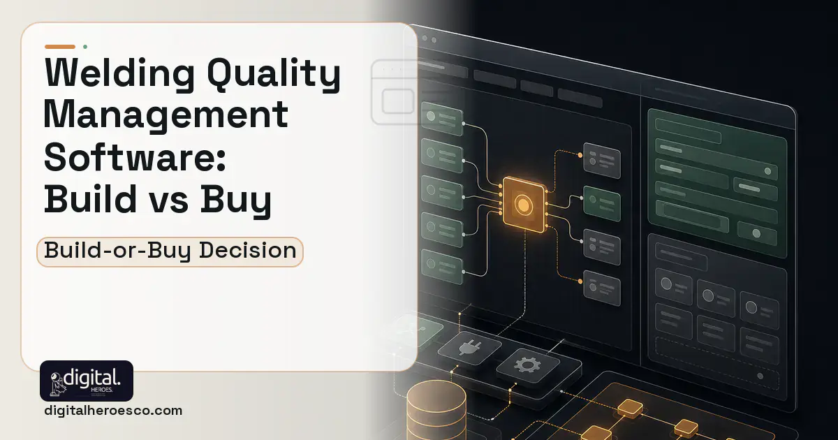 Internal Tools Development product interface illustration for Welding Quality Management Software Build vs Buy Guide.