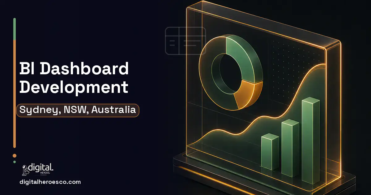 BI Dashboard Development product interface illustration for Sydney, NSW, Australia.