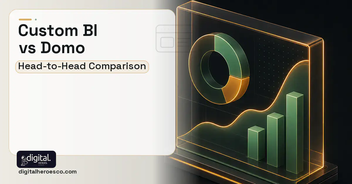 BI Dashboard Development product interface illustration for Custom BI Dashboard vs Domo.