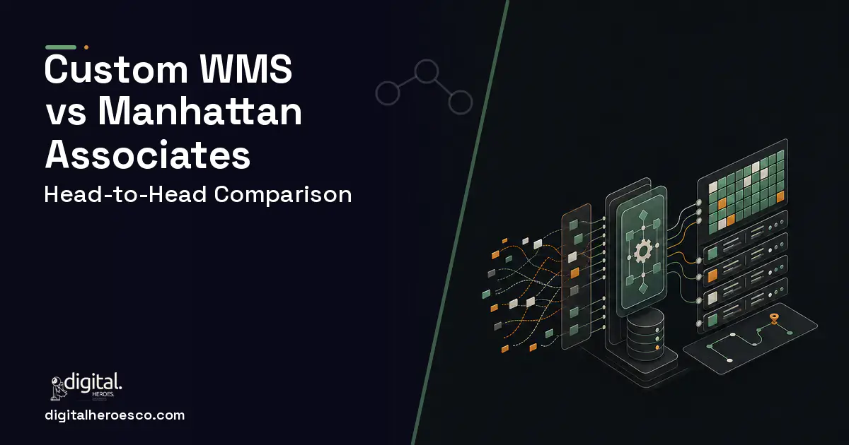 Warehouse Management Software workflow illustration for Custom Warehouse Management System vs Manhattan Associates.