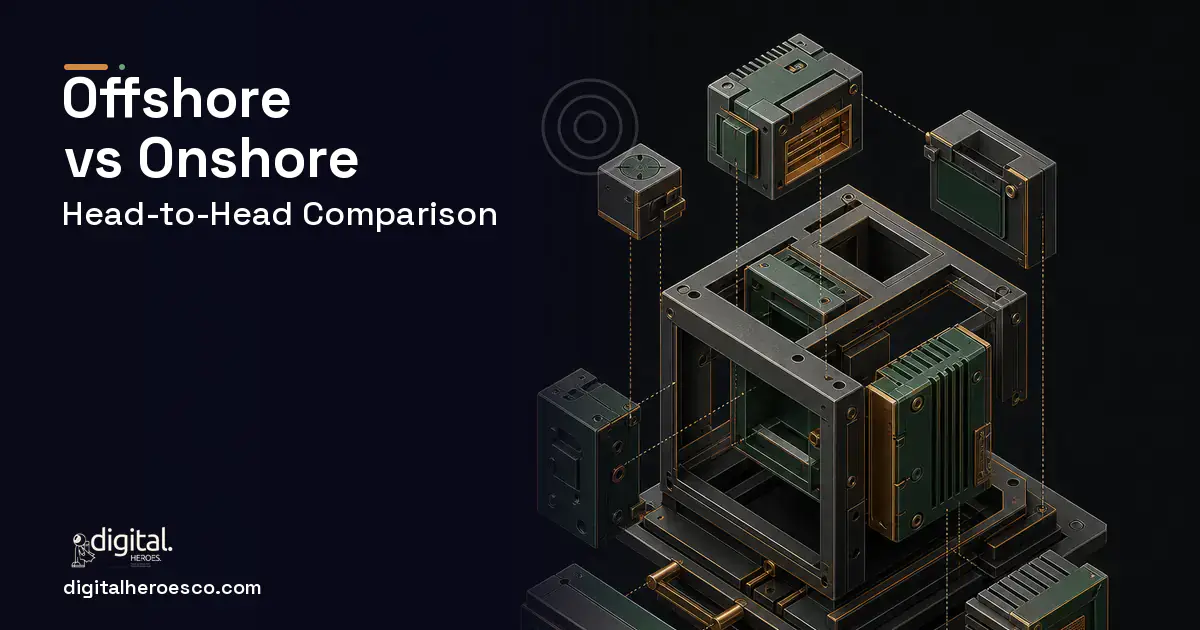 Custom Software Development software overview illustration for Offshore vs Onshore Development Agency.