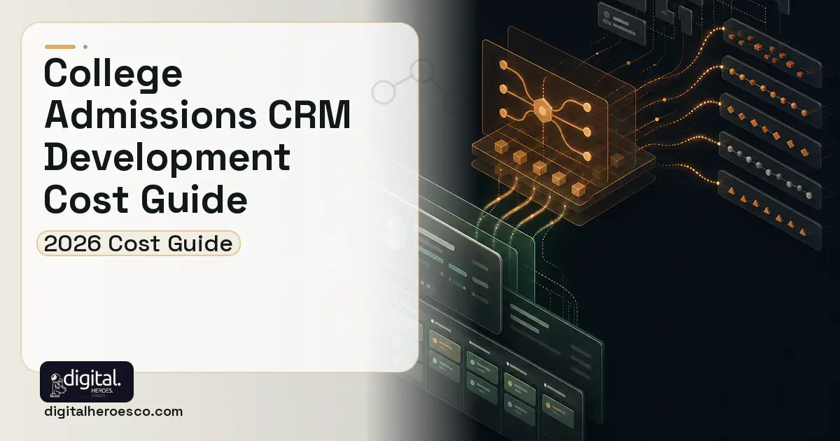CRM Development workflow illustration for College Admissions CRM Development Cost Guide.
