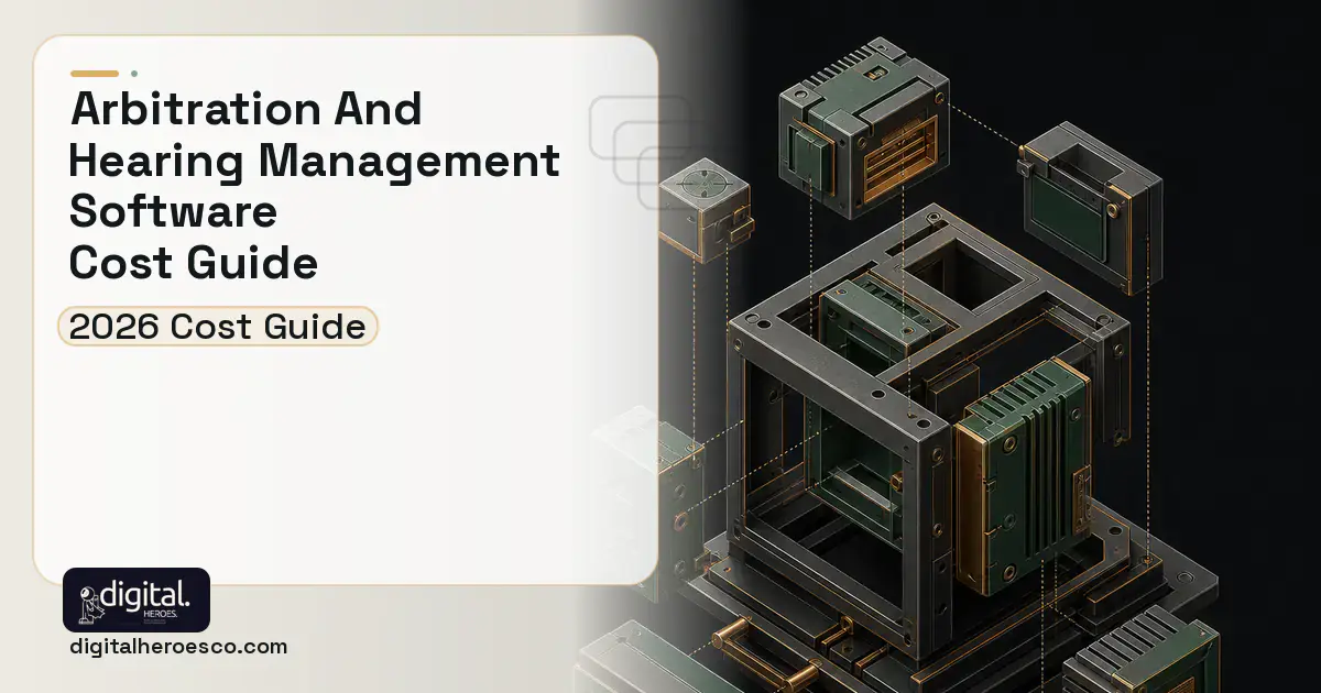 Custom Software Development software overview illustration for Arbitration AND Hearing Management Software Cost Guide.