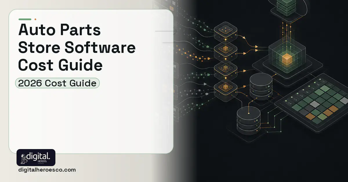 Inventory Software workflow illustration for Auto Parts Store Software Cost Guide.