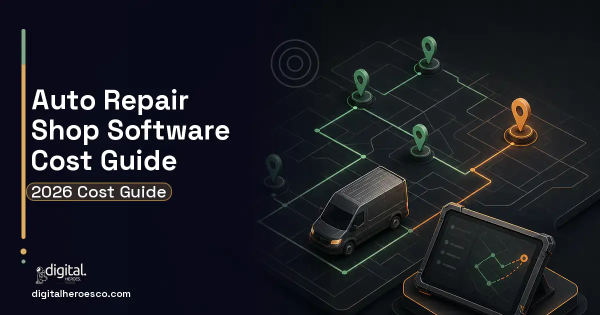 Field Service Software software overview illustration for Auto Repair Shop Software Cost Guide.