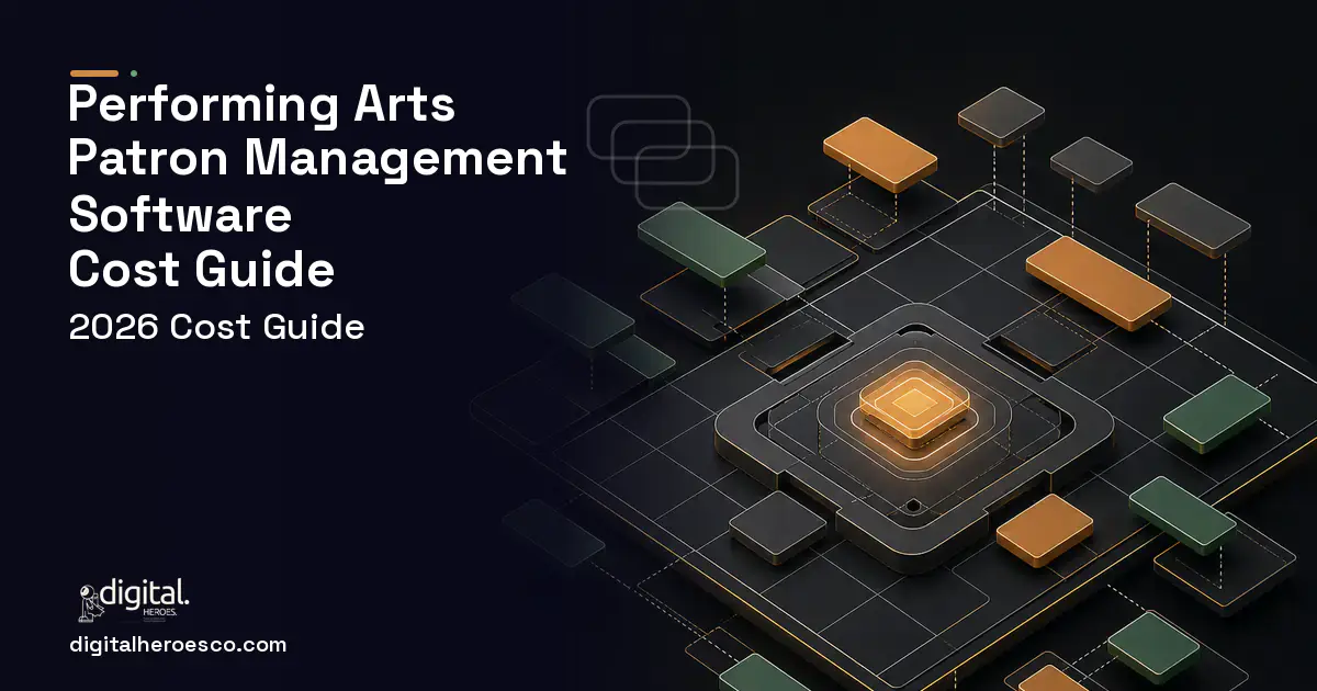 Booking Software software overview illustration for Performing Arts Patron Management Software Cost Guide.