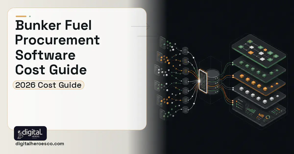 Supply Chain Software workflow illustration for Bunker Fuel Procurement Software Cost Guide.
