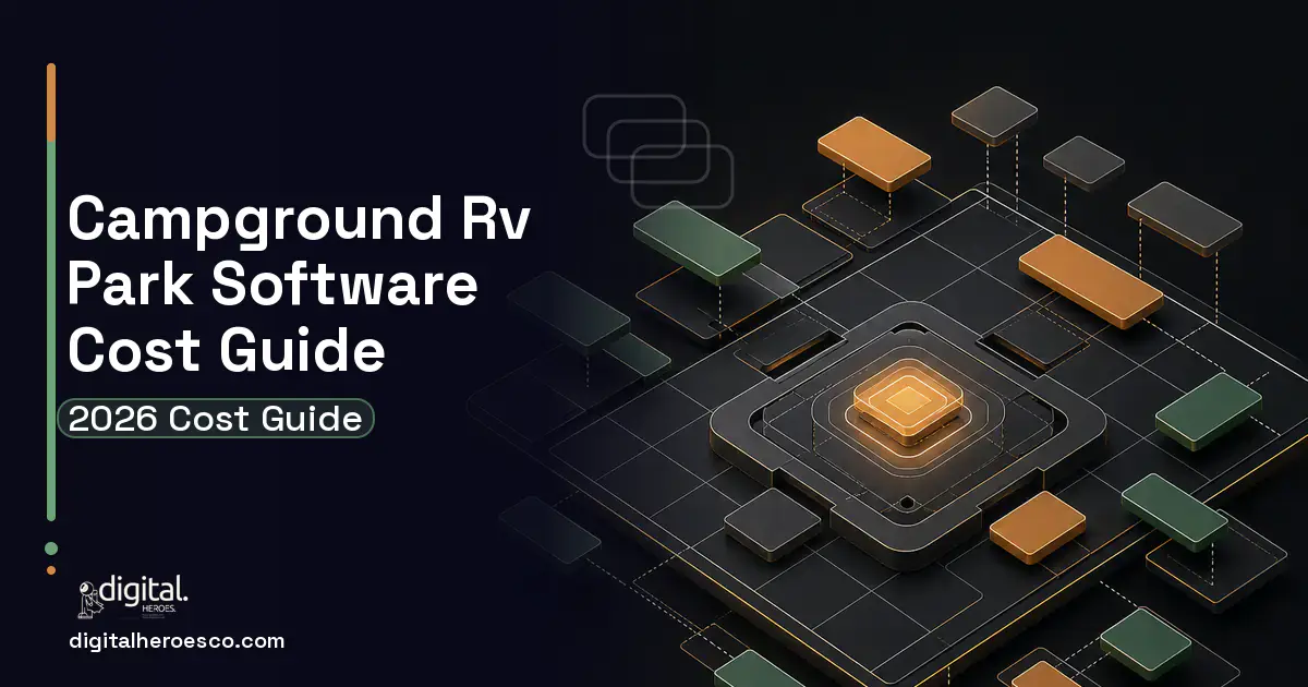 Booking Software software overview illustration for Campground RV Park Software Cost Guide.