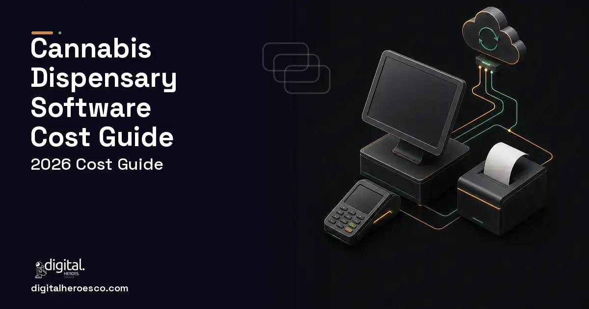 POS System Development software overview illustration for Cannabis Dispensary Software Cost Guide.