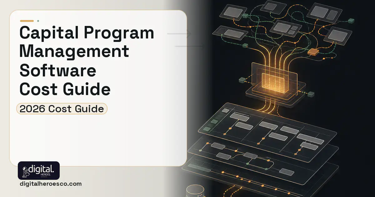 Project Management Software workflow illustration for Capital Program Management Software Cost Guide.