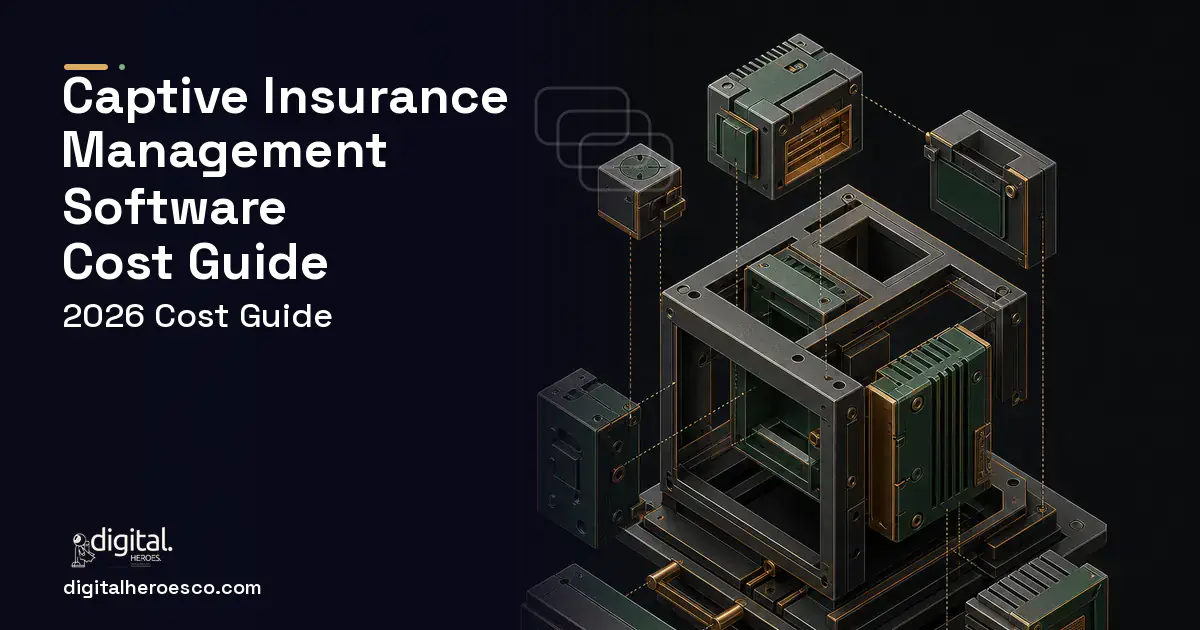 Custom Software Development software overview illustration for Captive Insurance Management Software Cost Guide.