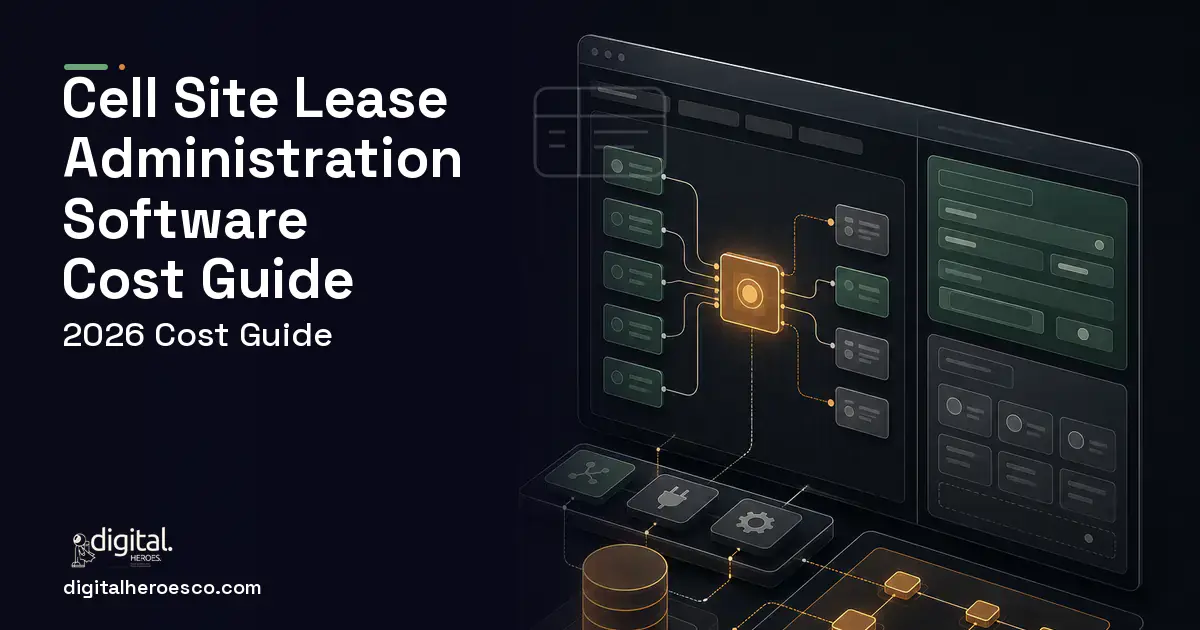 Internal Tools Development product interface illustration for Cell Site Lease Administration Software Cost Guide.