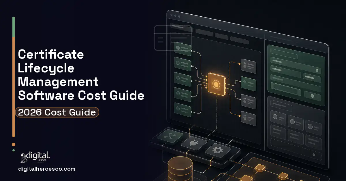 Internal Tools Development product interface illustration for Certificate Lifecycle Management Software Cost Guide.