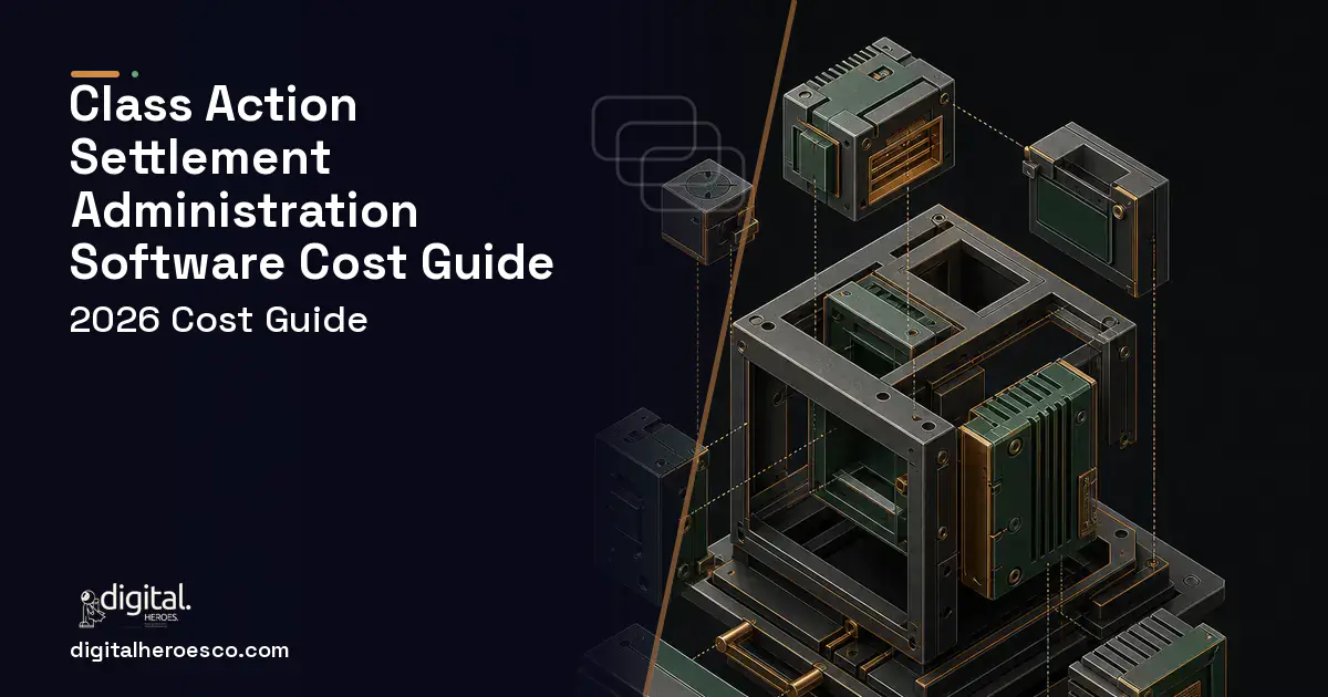 Custom software software overview illustration for Class Action Settlement Administration Software Cost Guide.