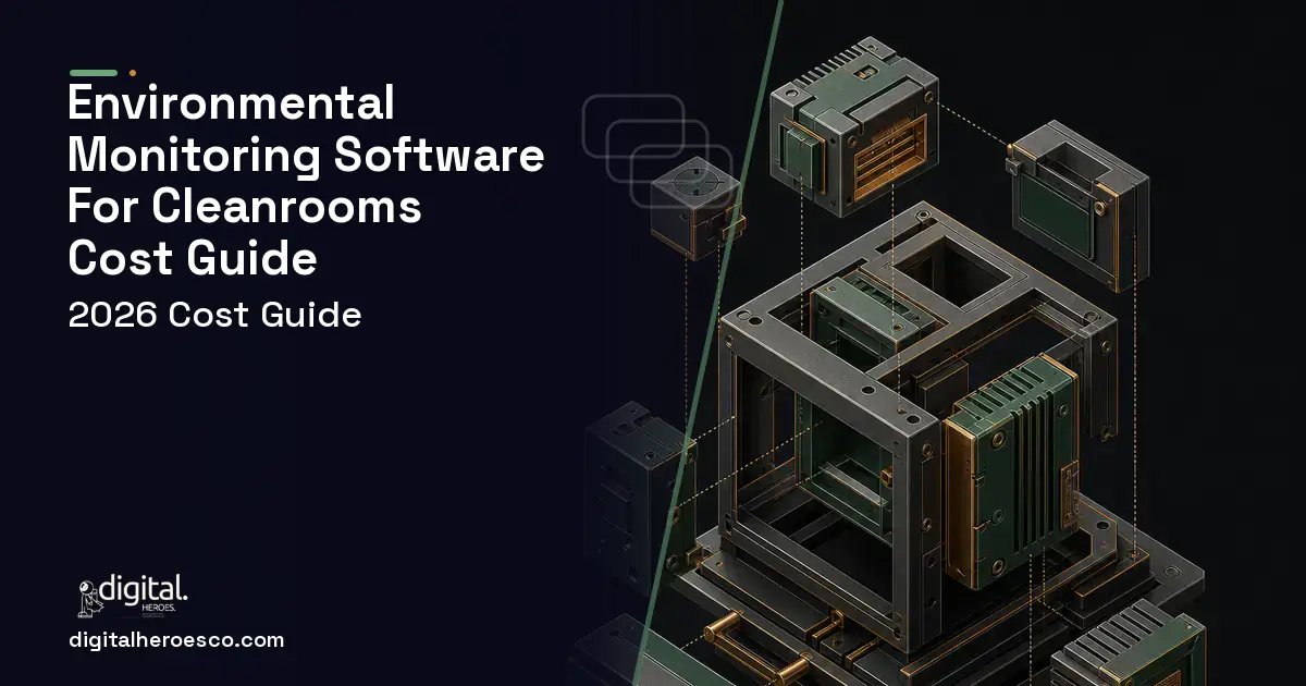 Custom software software overview illustration for Environmental Monitoring Software FOR Cleanrooms Cost Guide.