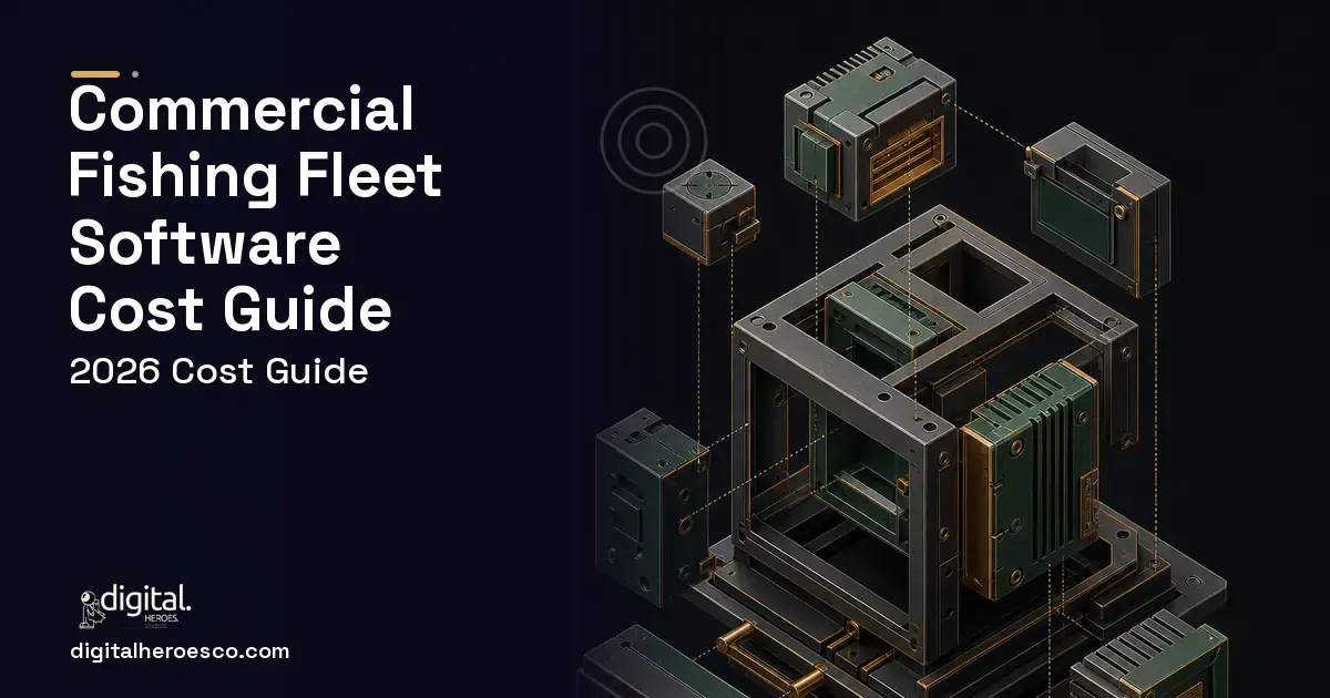 Custom Software Development software overview illustration for Commercial Fishing Fleet Software Cost Guide.