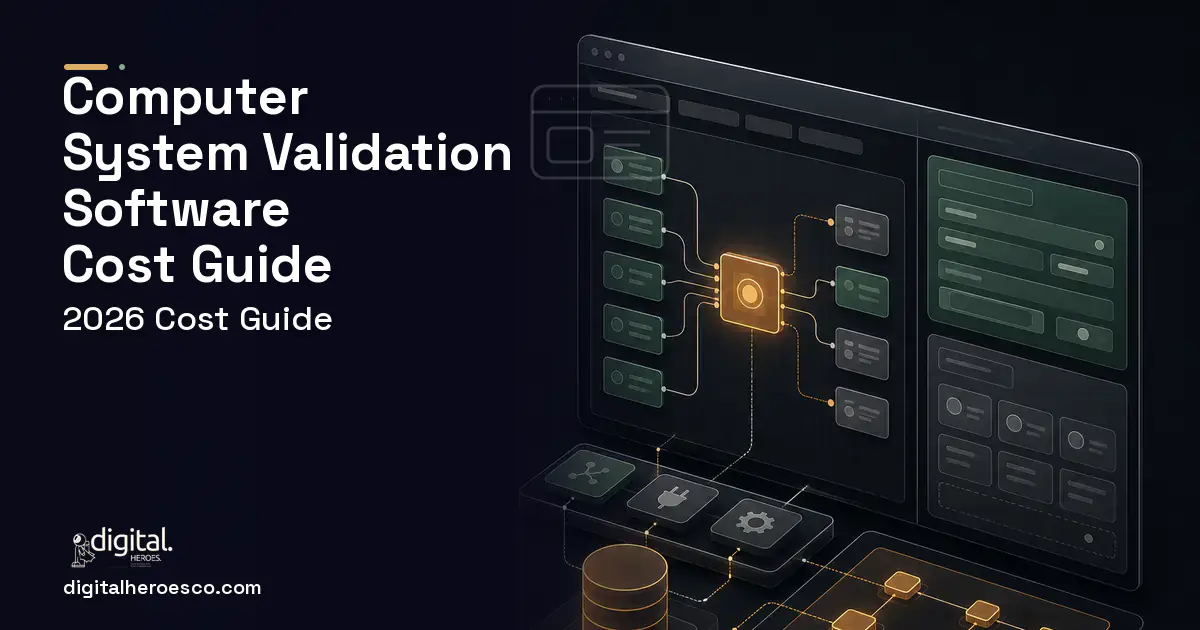 Internal Tools Development product interface illustration for Computer System Validation Software Cost Guide.