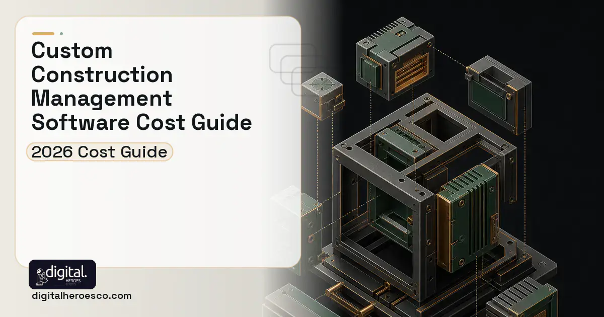 Custom Software Development software overview illustration for Custom Construction Management Software Cost Guide.