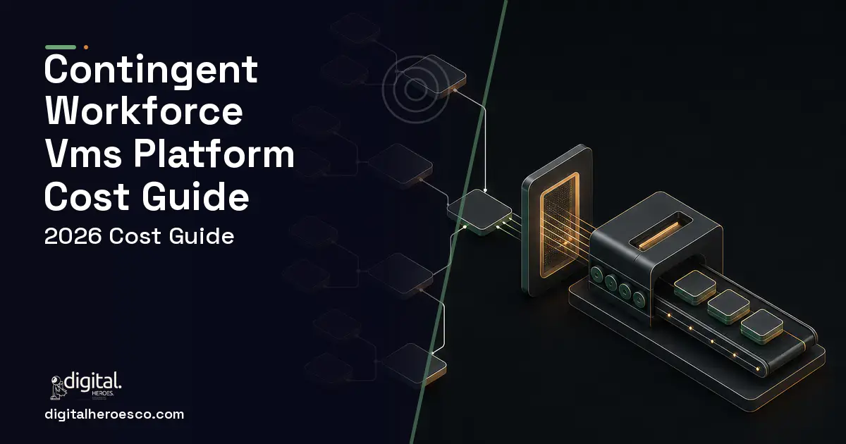 HR Software Development software overview illustration for Contingent Workforce VMS Platform Cost Guide.