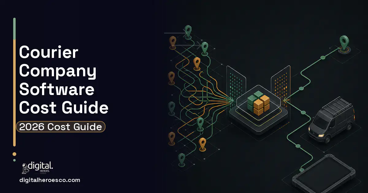 Field Service Software workflow illustration for Courier Company Software Cost Guide.