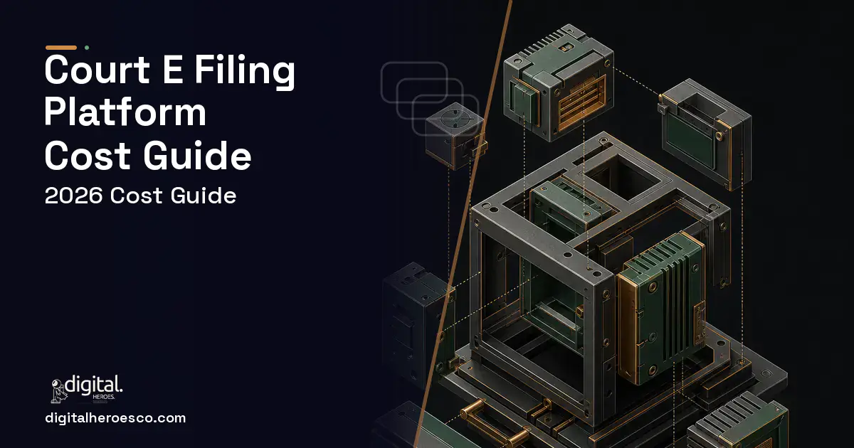 Custom Software Development software overview illustration for Court E Filing Platform Cost Guide.