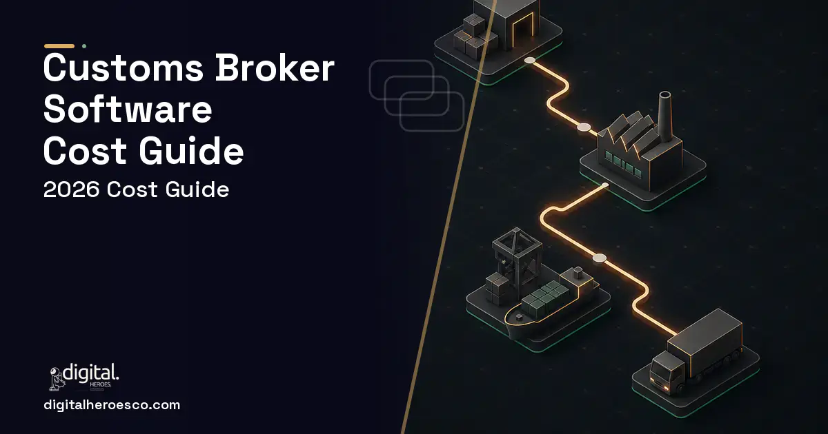 Supply Chain Software software overview illustration for Customs Broker Software Cost Guide.