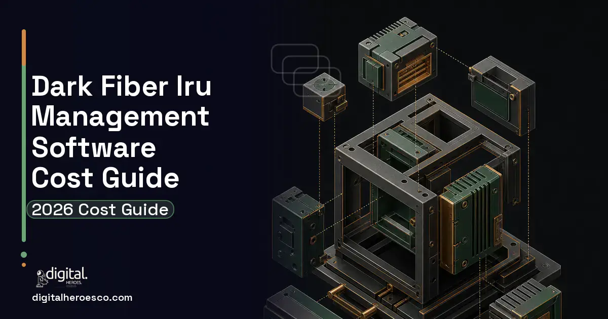 Custom Software Development software overview illustration for Dark Fiber IRU Management Software Cost Guide.