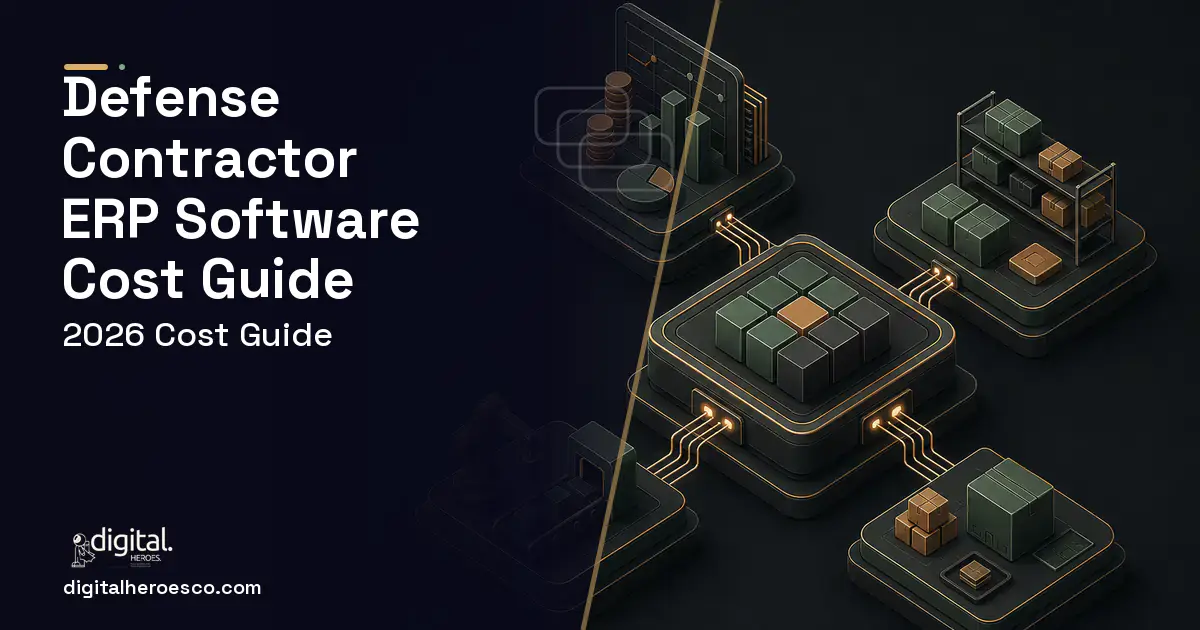 ERP Development software overview illustration for Defense Contractor ERP Software Cost Guide.