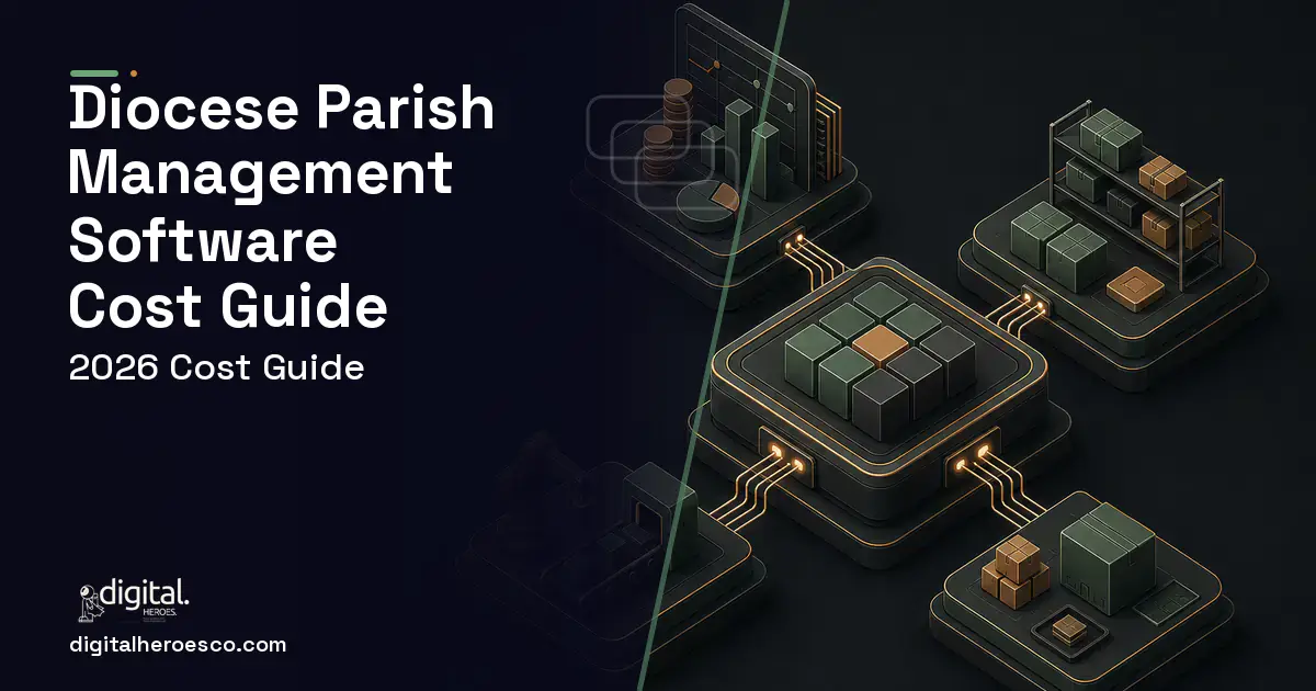 ERP Development software overview illustration for Diocese Parish Management Software Cost Guide.