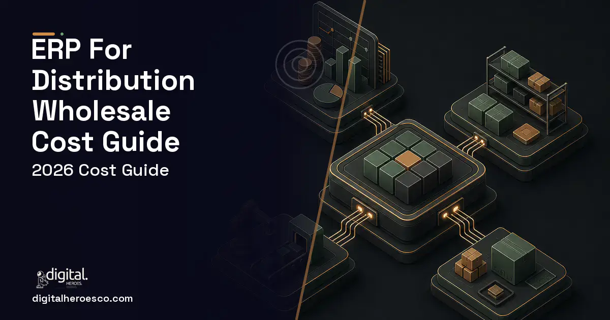 ERP Development software overview illustration for ERP FOR Distribution Wholesale Cost Guide.