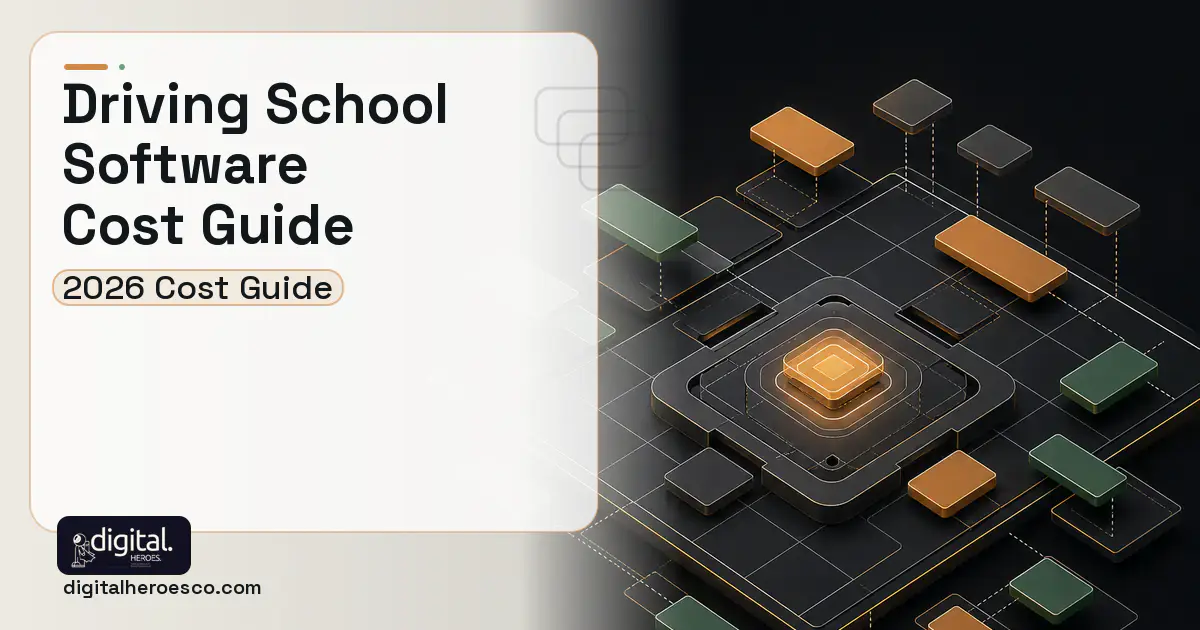 Booking Software software overview illustration for Driving School Software Cost Guide.