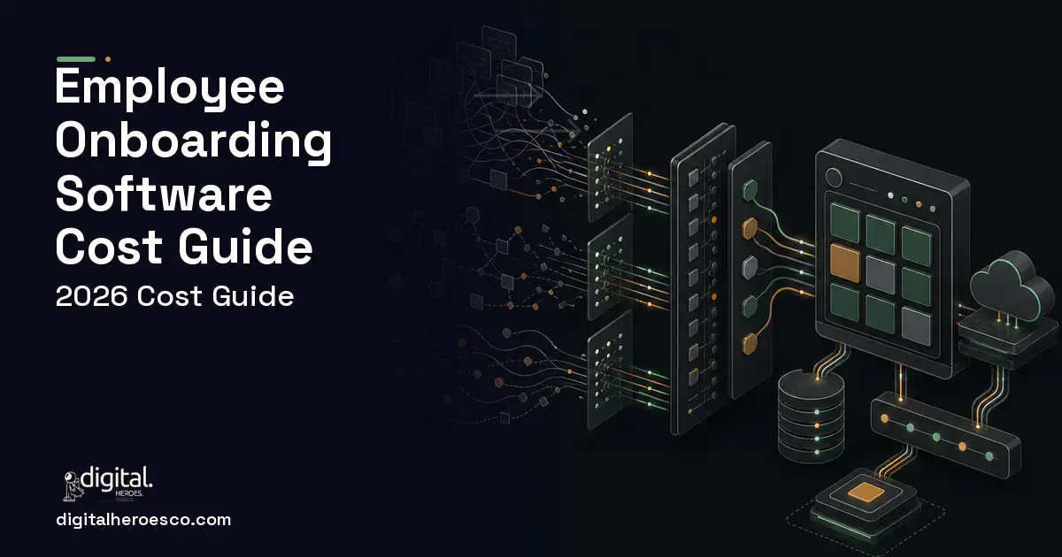 HR Software Development workflow illustration for Employee Onboarding Software Cost Guide.