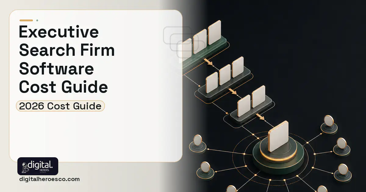 CRM Development software overview illustration for Executive Search Firm Software Cost Guide.