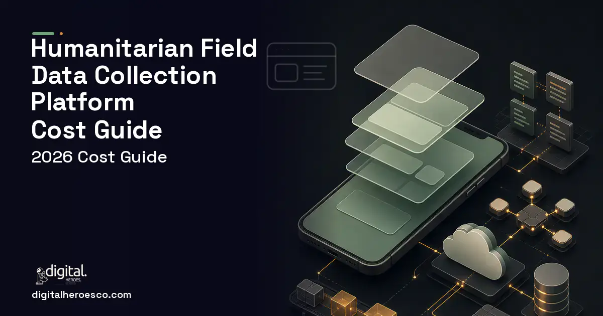 Mobile App Development product interface illustration for Humanitarian Field Data Collection Platform Cost Guide.