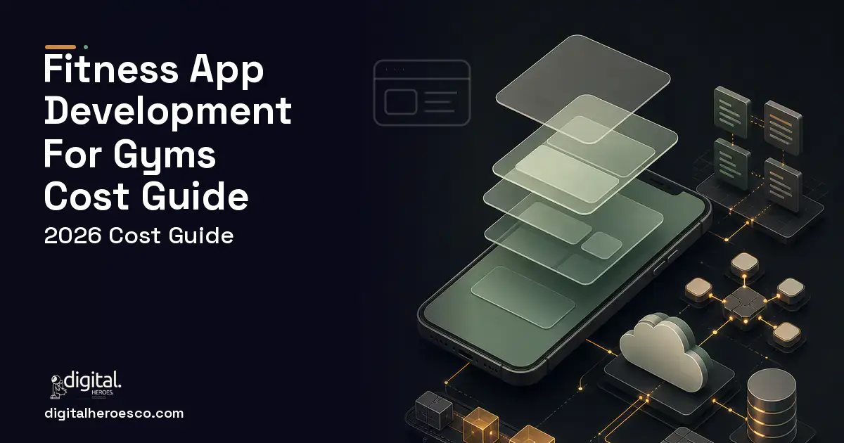 Mobile App Development product interface illustration for Fitness App Development FOR Gyms Cost Guide.