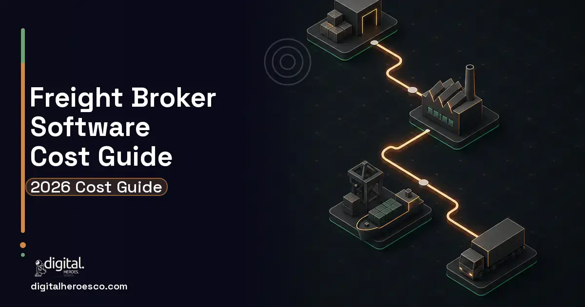 Supply Chain Software software overview illustration for Freight Broker Software Cost Guide.