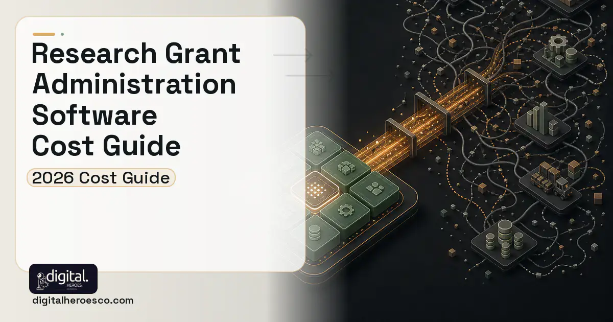 ERP Development workflow illustration for Research Grant Administration Software Cost Guide.