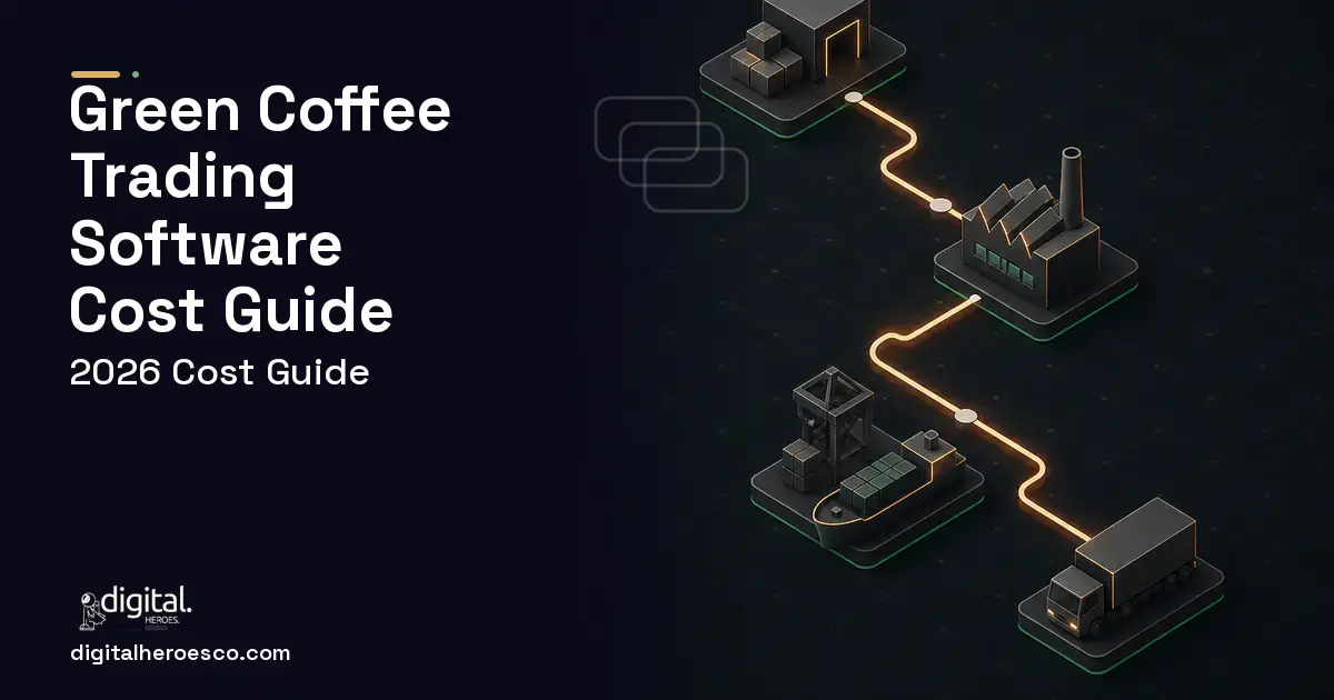 Supply Chain Software software overview illustration for Green Coffee Trading Software Cost Guide.