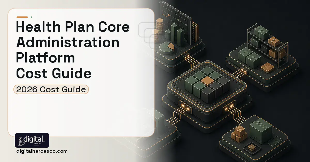 ERP Development software overview illustration for Health Plan Core Administration Platform Cost Guide.