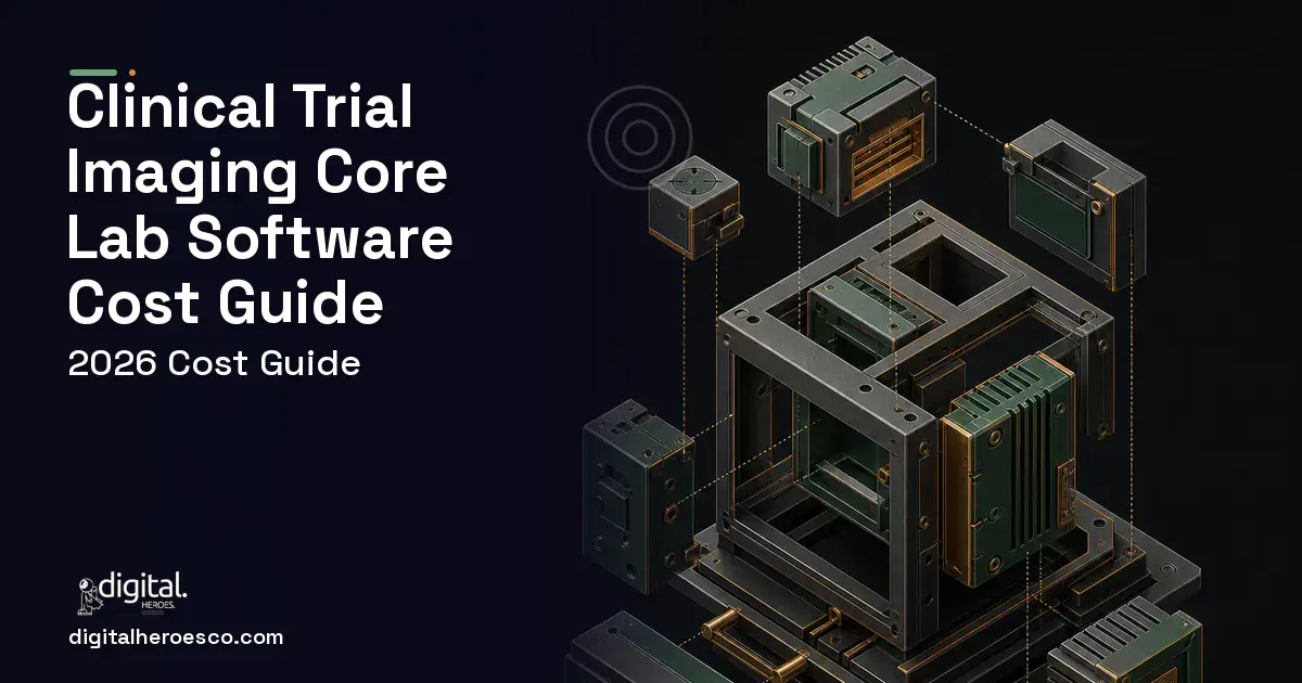Custom Software Development software overview illustration for Clinical Trial Imaging Core LAB Software Cost Guide.