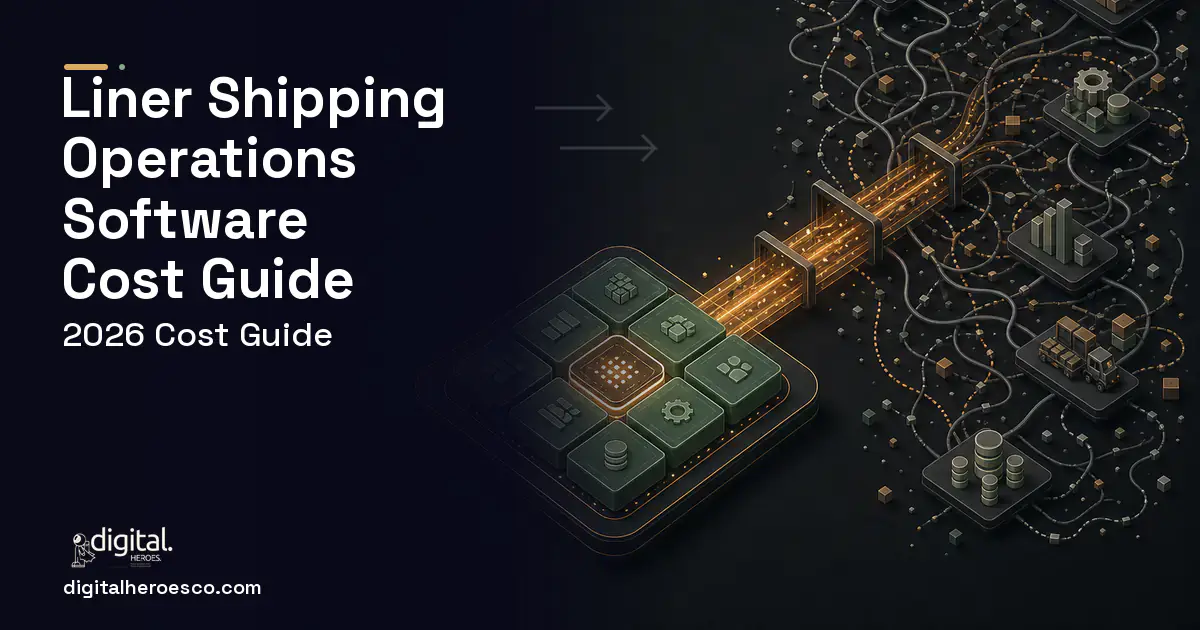 ERP Development workflow illustration for Liner Shipping Operations Software Cost Guide.