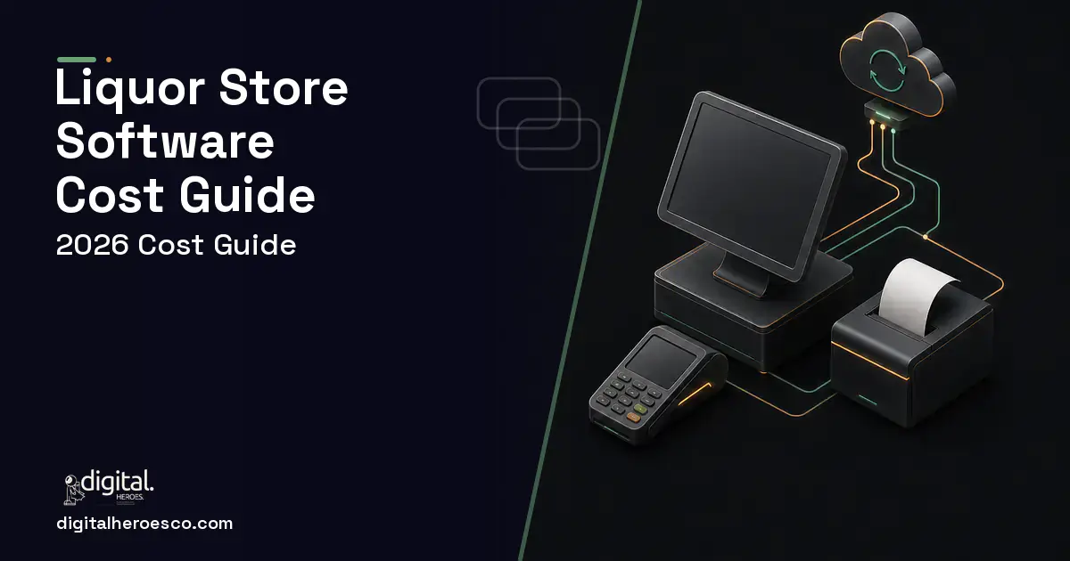 POS System Development software overview illustration for Liquor Store Software Cost Guide.