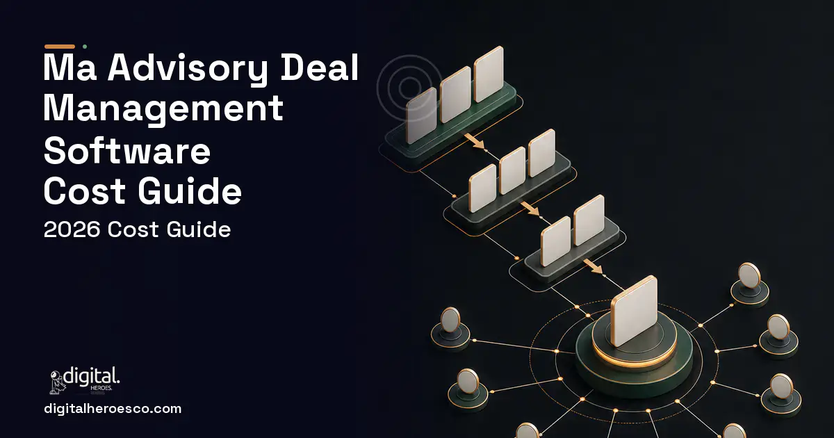CRM Development software overview illustration for MA Advisory Deal Management Software Cost Guide.