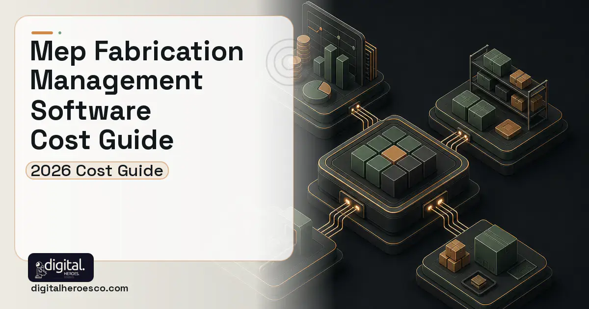 ERP Development software overview illustration for MEP Fabrication Management Software Cost Guide.