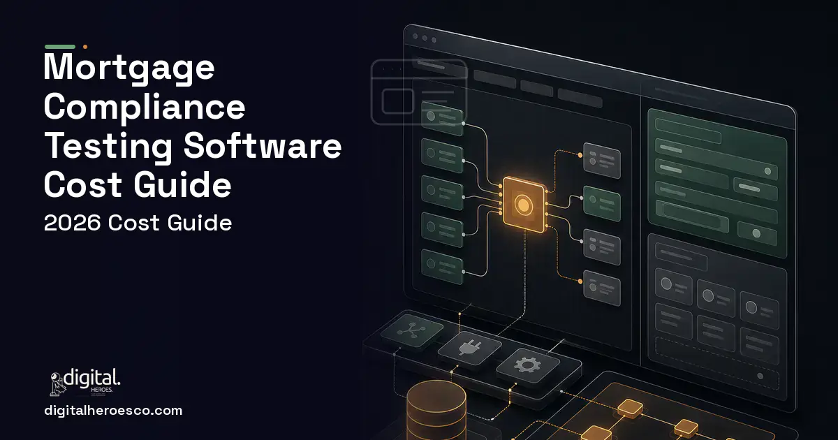 Internal Tools Development product interface illustration for Mortgage Compliance Testing Software Cost Guide.