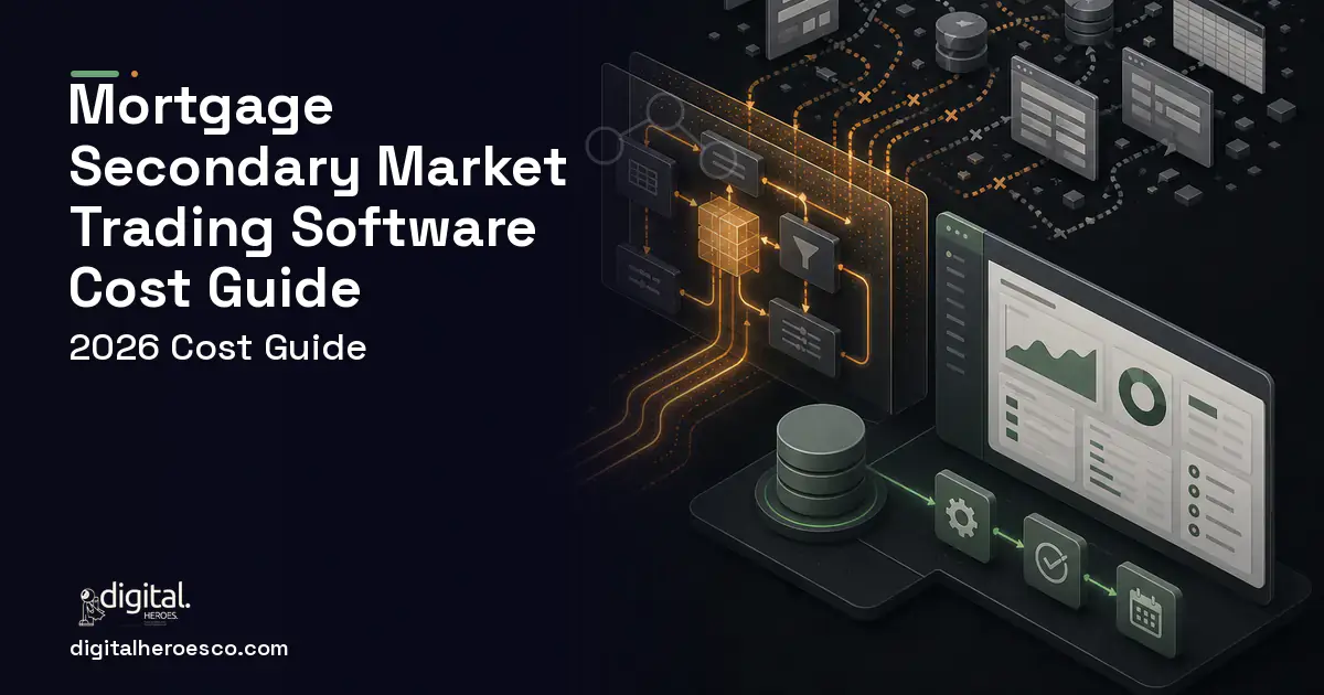Internal Tools Development workflow illustration for Mortgage Secondary Market Trading Software Cost Guide.