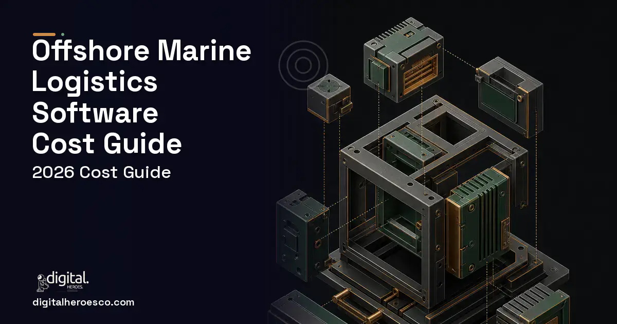 Custom Software Development software overview illustration for Offshore Marine Logistics Software Cost Guide.