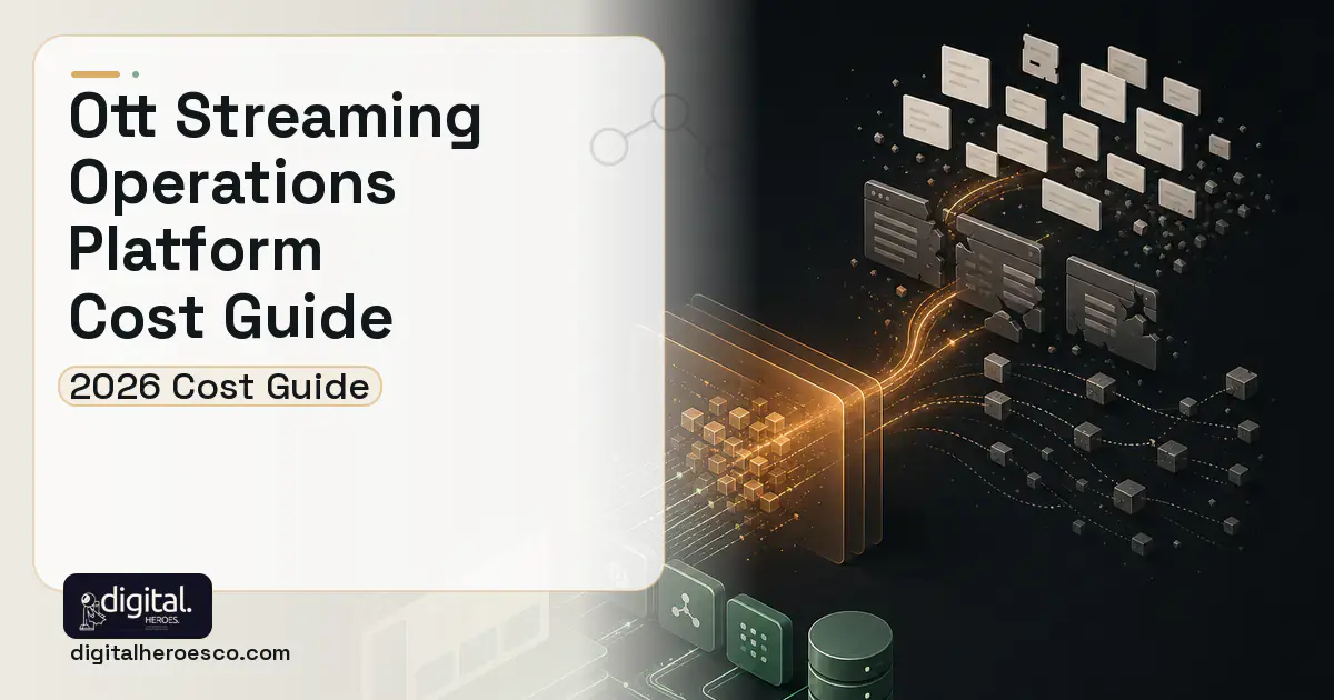 Custom Software Development workflow illustration for OTT Streaming Operations Platform Cost Guide.