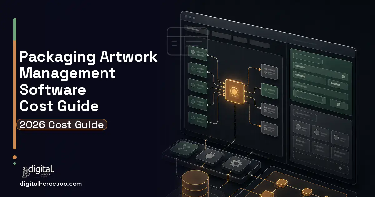 Internal Tools Development product interface illustration for Packaging Artwork Management Software Cost Guide.